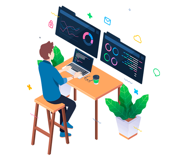 Ilustración de diseño de páginas web